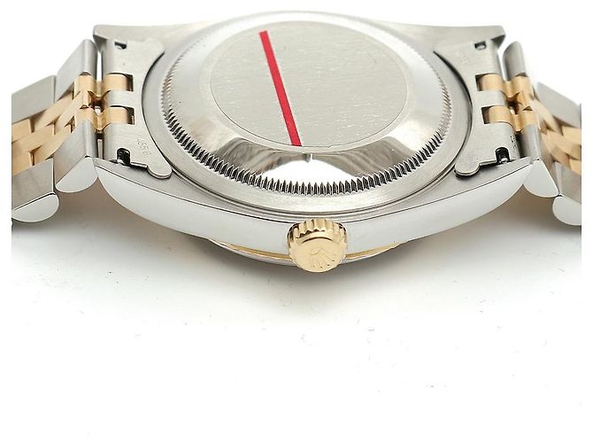 Rolex Relógio Datejust Combination Masculino Original com Mostrador de Diamante Prateado e Mostrador de Computador Prata - vista 13