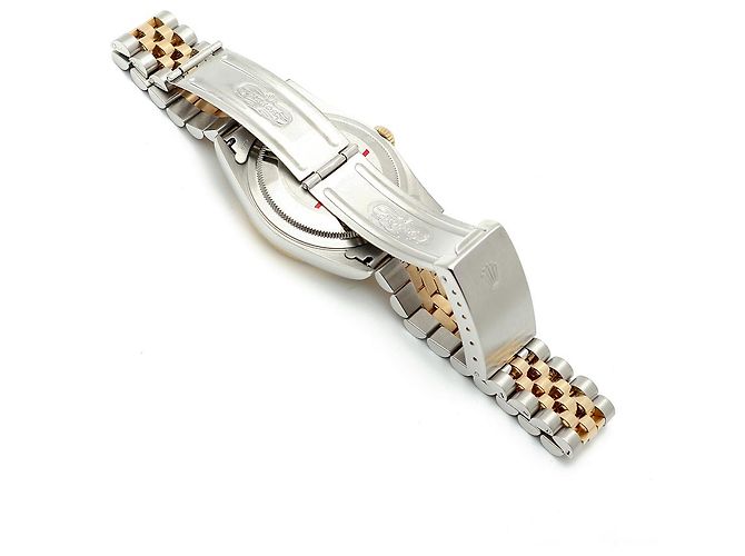 Rolex Relógio Datejust Combination Masculino Original com Mostrador de Diamante Prateado e Mostrador de Computador Prata - vista 15