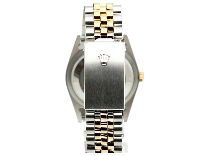 Rolex Relógio Datejust Combination Masculino Original com Mostrador de Diamante Prateado e Mostrador de Computador Prata - vista 7