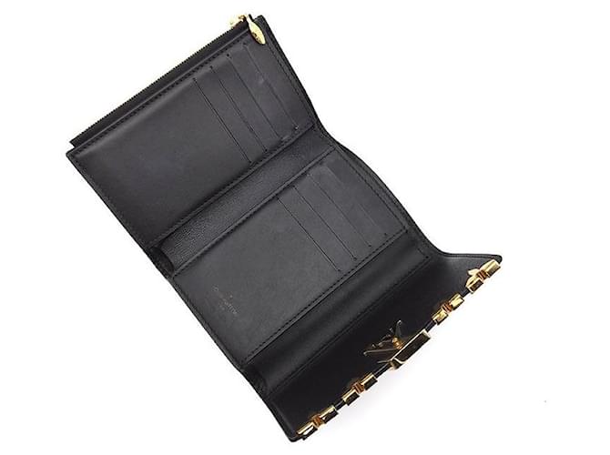 Louis Vuitton Cartera Compacta Capucines Negro - vista 6