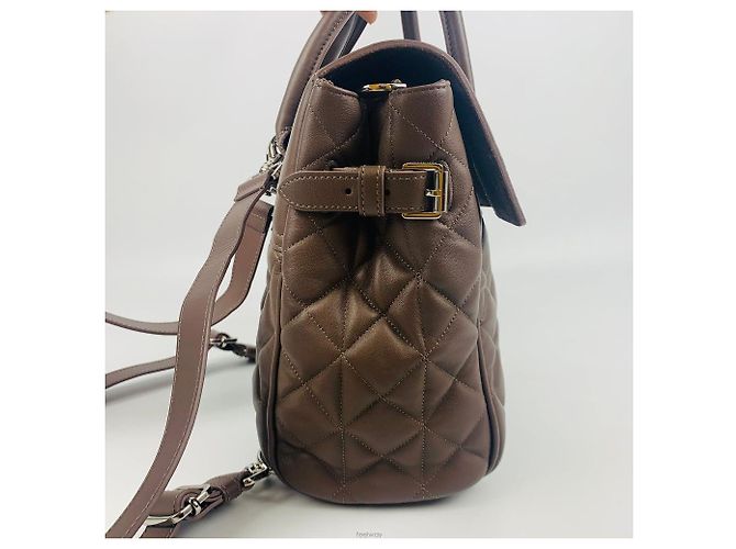 Mulberry Tote e zaino Napa Kara Delavine Marrone - vista 3