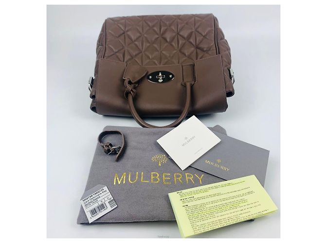 Mulberry Tote e zaino Napa Kara Delavine Marrone - vista 6