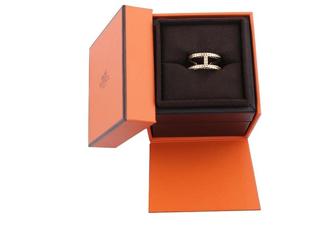 Ring Hermès Anillo Danae, Small Model Amarillo - vista 10