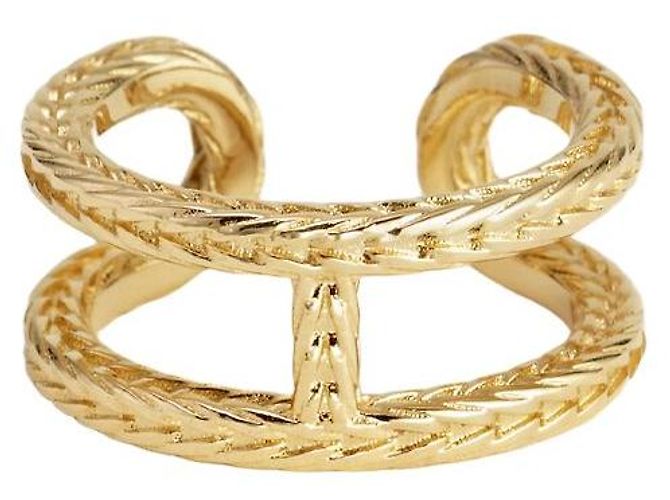 Ring Hermès Anillo Danae, Small Model Amarillo - vista 4