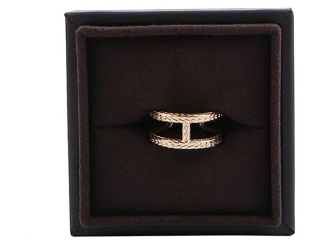Ring Hermès Anillo Danae, Small Model Amarillo - vista 5