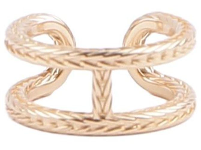Ring Hermès Anillo Danae, Small Model Amarillo - vista 7