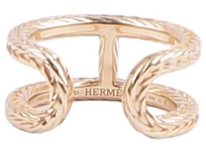 Ring Hermès Anillo Danae, Small Model Amarillo - vista 9