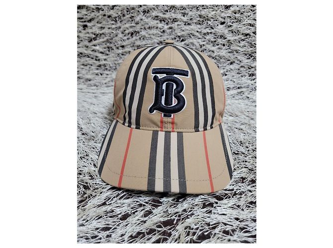 Cappellino da baseball Burberry TB Embroidered Logo Check Multicolore - vista 2