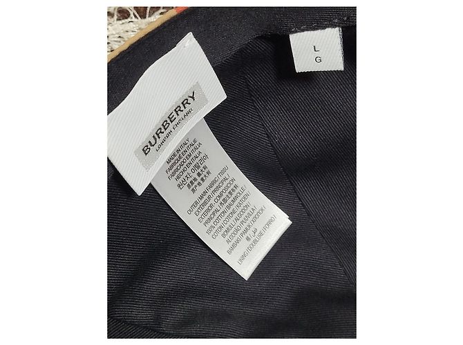Cappellino da baseball Burberry TB Embroidered Logo Check Multicolore - vista 7