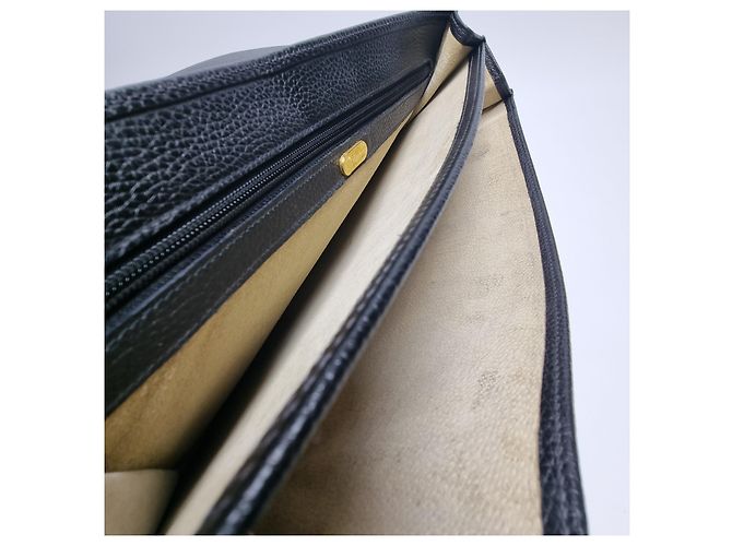 Fendi Leather Gold Briefcase Unisex Document Bag Vintage Style - view 19