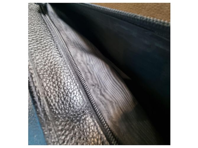 Fendi Leather Gold Briefcase Unisex Document Bag Vintage Style - view 20
