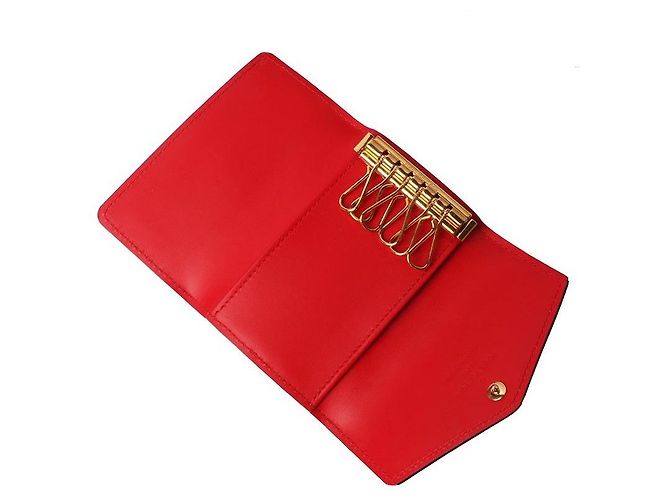 Louis Vuitton Llavero de charol Roja - vista 3