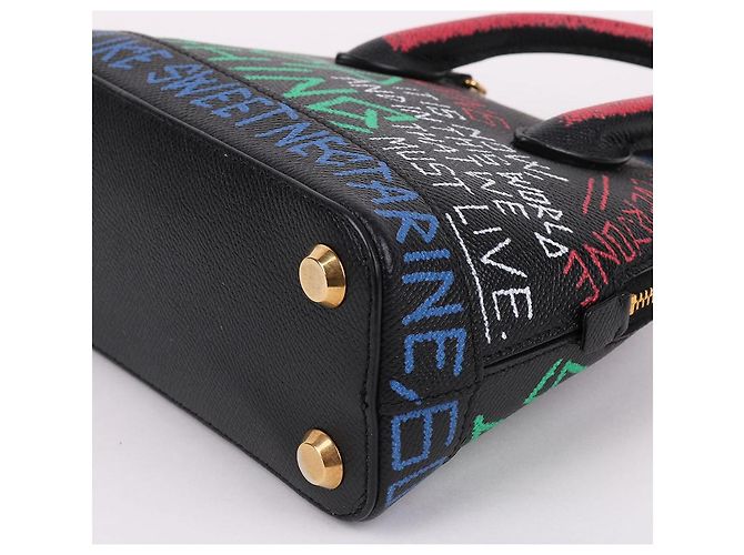 Borsa a tracolla mini Balenciaga Graffiti Nero - vista 11