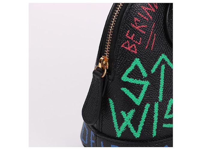 Borsa a tracolla mini Balenciaga Graffiti Nero - vista 7