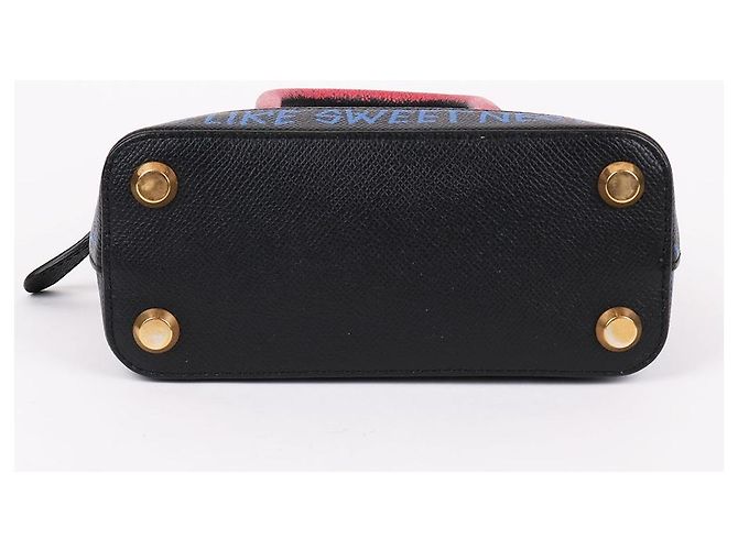 Borsa a tracolla mini Balenciaga Graffiti Nero - vista 9