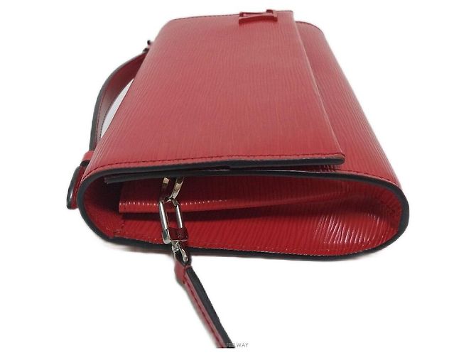 Louis Vuitton Borsa a tracolla Epi Clarity Rosso - vista 2