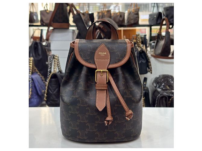Céline Trionf Canvas Mini Fullco Rucksack Mehrfarben - Ansicht 2