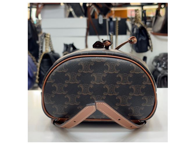 Céline Trionf Canvas Mini Fullco Rucksack Mehrfarben - Ansicht 9