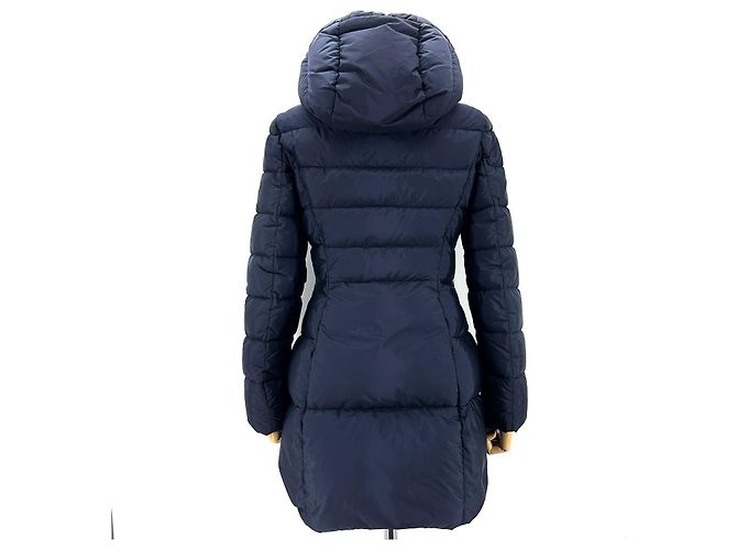 Double Prada Lange gesteppte Damenjacke aus Nylon mit Triangle-Logo Schwarz - Ansicht 6