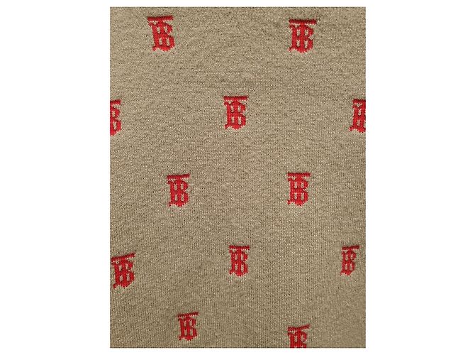 Burberry Cardigan aus Woll-Kaschmir-Mischung mit Monogramm in Archive Beige Braun - Ansicht 3