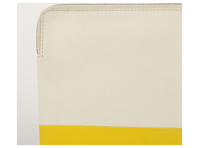 Céline Clutch in pelle bicolore D'oro - vista 11