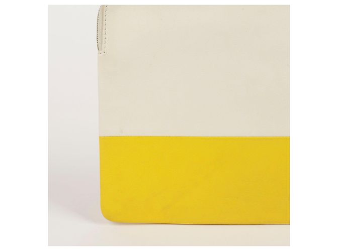 Céline Clutch in pelle bicolore D'oro - vista 13