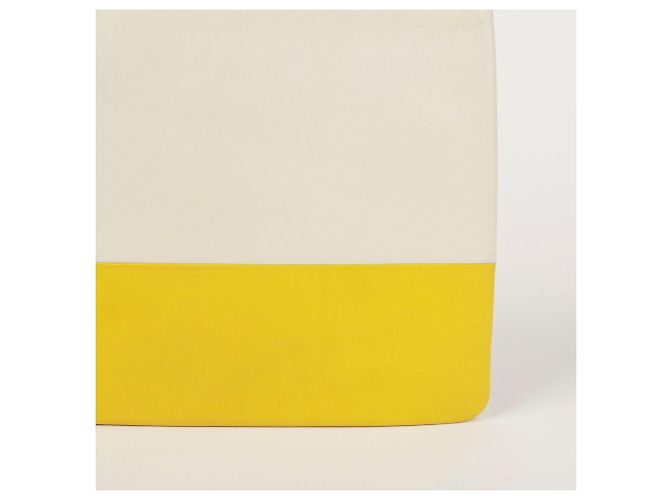 Céline Clutch in pelle bicolore D'oro - vista 14