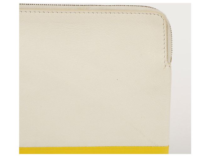 Céline Clutch in pelle bicolore D'oro - vista 5