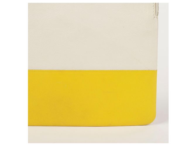 Céline Clutch in pelle bicolore D'oro - vista 7
