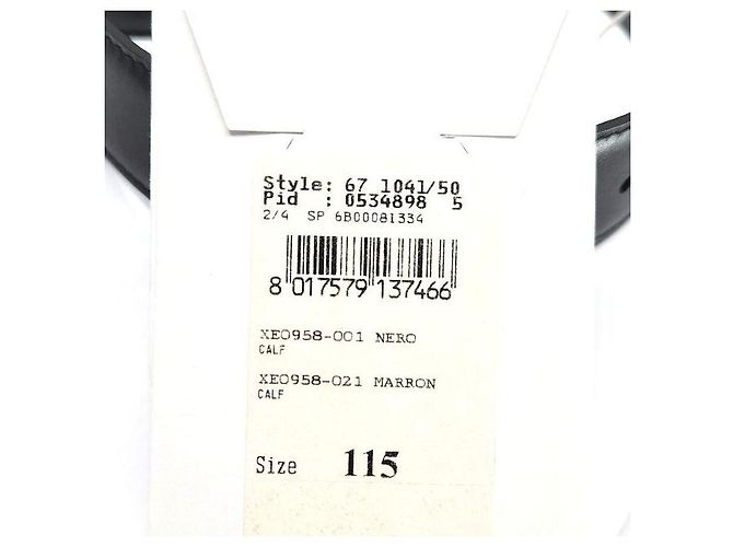 Gancini Salvatore Ferragamo Cintura da uomo reversibile Nero Marrone - vista 4