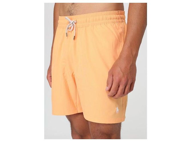Ralph Lauren Pantaloncini da bagno con ricamo Pony Arancione - vista 6