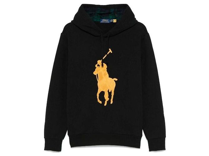 Ralph Lauren Big Pony Hoodie Schwarz - Ansicht 4