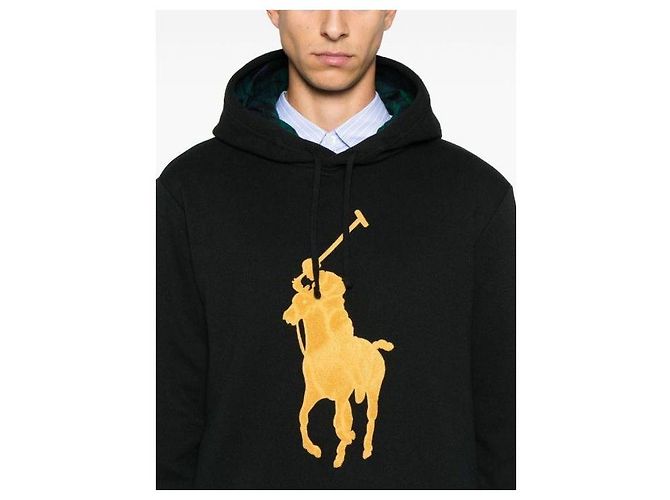 Ralph Lauren Big Pony Hoodie Schwarz - Ansicht 7