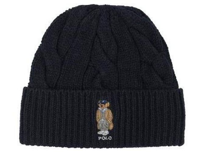 Ralph Lauren Polo Bear Beanie Blau - Ansicht 4