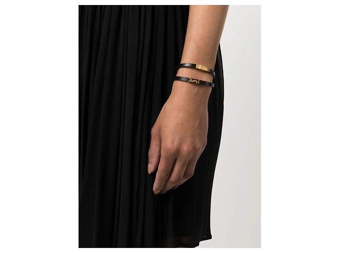 Saint Laurent Bracciale CASSANDRE a doppia fascia - vista 5