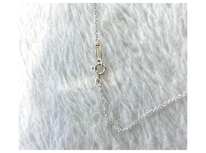 Tiffany & Co Open Heart Vintage Silver Necklace - view 4