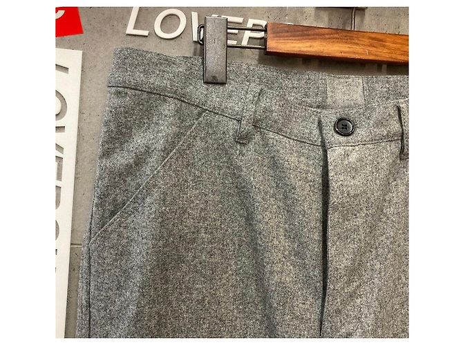 Comme Des Garcons Camicia e pantaloni di lana per ragazzo Grigio Marrone - vista 3