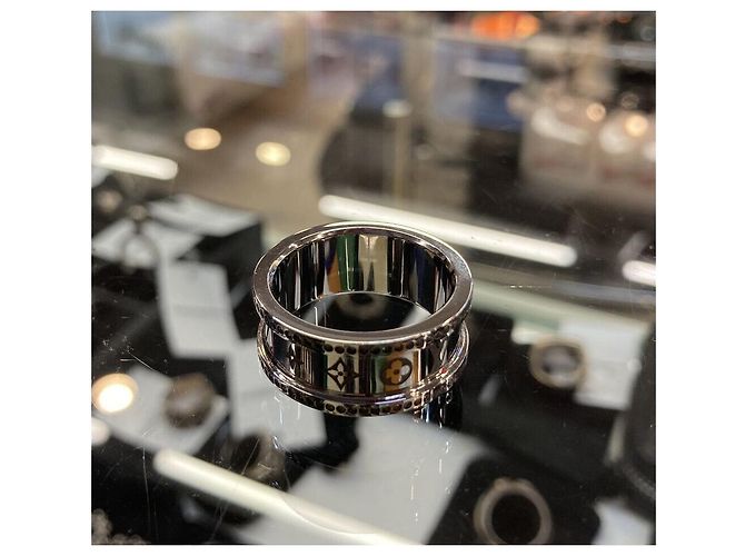 Louis Vuitton Gedrehter Blumenring Silber - Ansicht 3