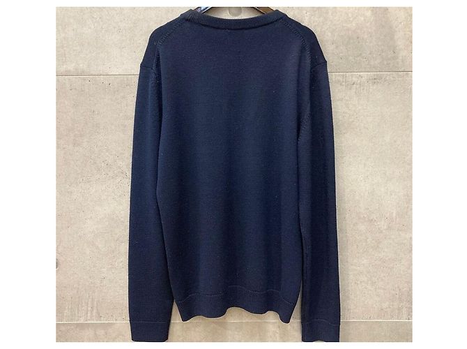 Kenzo Logo Knit Navy Blue - view 2
