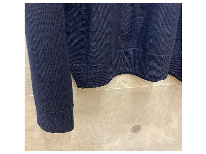 Kenzo Logo Knit Navy Blue - view 5