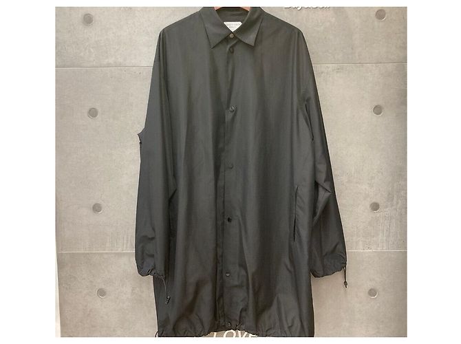 Bottega Veneta Nylon Technical Oversized Coat Black - view 2