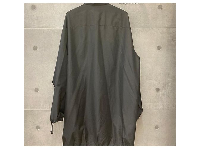 Bottega Veneta Nylon Technical Oversized Coat Black - view 3