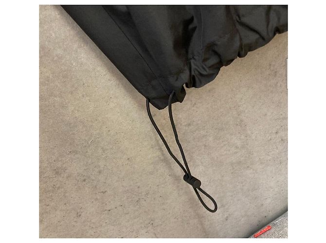 Bottega Veneta Nylon Technical Oversized Coat Black - view 5
