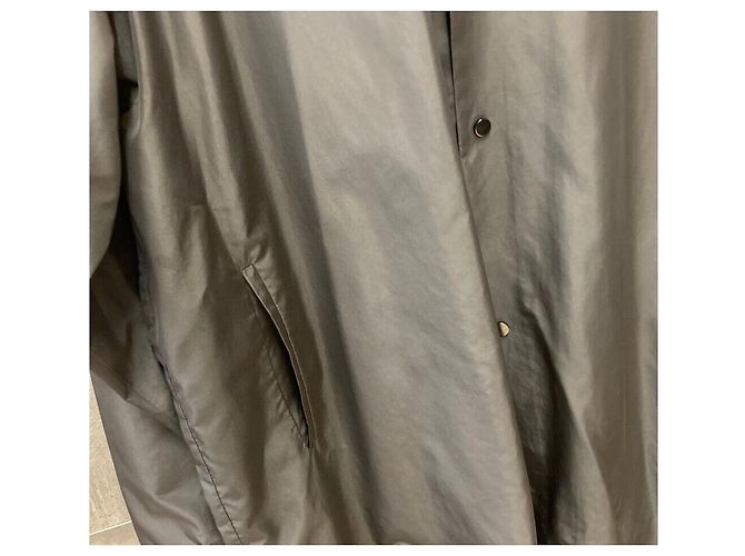 Bottega Veneta Nylon Technical Oversized Coat Black - view 6
