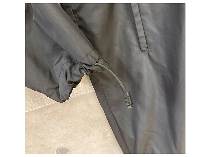 Bottega Veneta Nylon Technical Oversized Coat Black - view 7