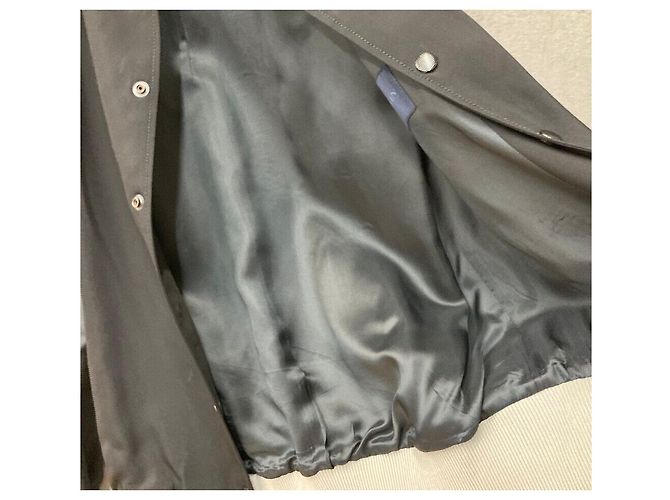 Lanvin Stadium-Jacke mit Nylonfutter Schwarz - Ansicht 5