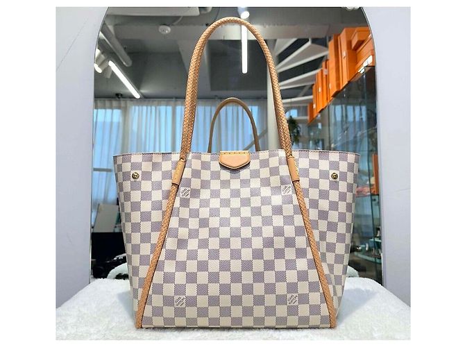 Louis Vuitton Borsa Tote Damier Azur Propiano Multicolore - vista 2
