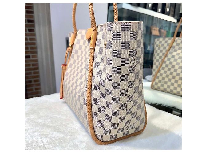 Louis Vuitton Borsa Tote Damier Azur Propiano Multicolore - vista 4