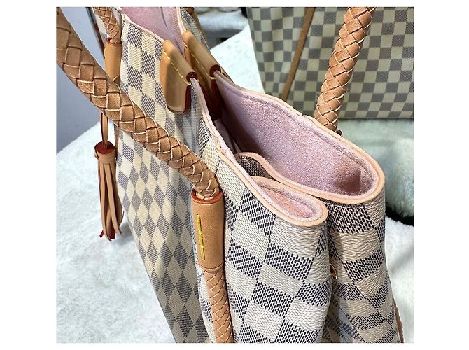 Louis Vuitton Borsa Tote Damier Azur Propiano Multicolore - vista 5