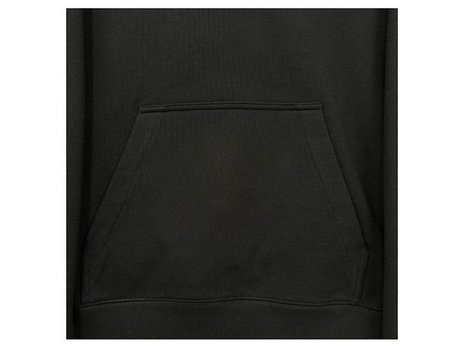 Burberry Black Drawstring Back Logo Hoodie - view 11